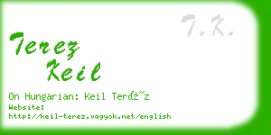 terez keil business card